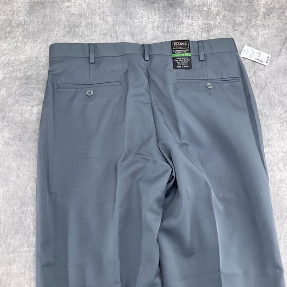 Jos A‎ Bank Pants Men 33Wx30L Gray Traveler Slide Waist Tailored Fit Dress NWT - Picture 12 of 15